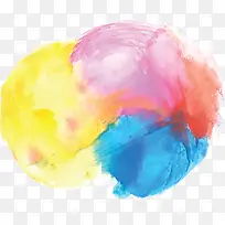 多彩水彩晕染效果-空若网 多彩水彩晕染效果-空若网