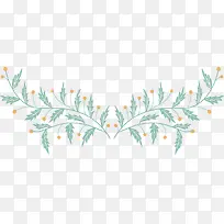 绿色简约花藤-空若网 绿色简约花藤-空若网