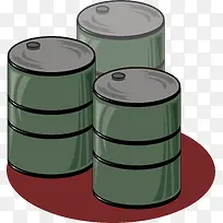 油桶png矢量素材-空若网 油桶png矢量素材-空若网