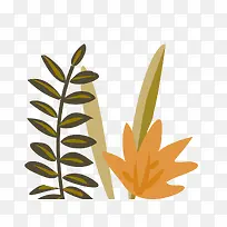 扁平化树叶-空若网 扁平化树叶-空若网