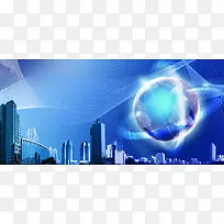 蓝色科技背景-空若网 蓝色科技背景-空若网