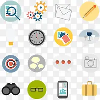 扁平化图标元素矢量-空若网 扁平化图标元素矢量-空若网