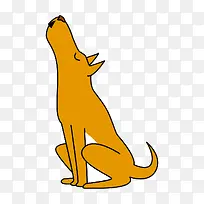 手绘卡通小狗-空若网 手绘卡通小狗-空若网