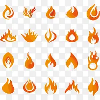 扁平化火焰素材-空若网 扁平化火焰素材-空若网