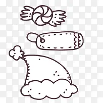 矢量手绘圣诞节素材-空若网 矢量手绘圣诞节素材-空若网