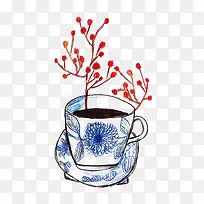 青花杯子-空若网 青花杯子-空若网