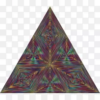 三角棱镜对称剪贴画棱镜-空若网 三角棱镜对称剪贴画棱镜-空若网