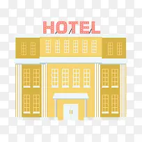 矢量扁平化酒店-空若网 矢量扁平化酒店-空若网
