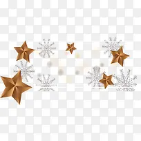 星星雪花促销横幅-空若网 星星雪花促销横幅-空若网