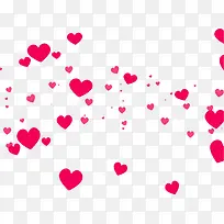 情人节密集红色爱心-空若网 情人节密集红色爱心-空若网