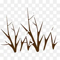 冬季树枝北极雪素材-空若网 冬季树枝北极雪素材-空若网