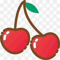 卡通樱桃水果设计-空若网 卡通樱桃水果设计-空若网