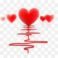 心跳线爱心图案-空若网 心跳线爱心图案-空若网