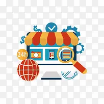 矢量网购素材-空若网 矢量网购素材-空若网