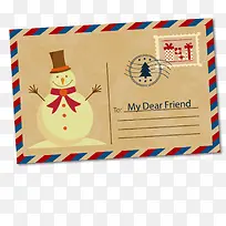 矢量圣诞节信封-空若网 矢量圣诞节信封-空若网