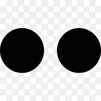 两个点图标-空若网 两个点图标-空若网