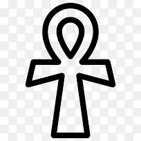古埃及十字架图标-空若网 古埃及十字架图标-空若网
