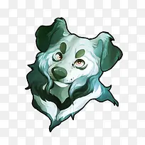 矢量水彩宠物小狗-空若网 矢量水彩宠物小狗-空若网