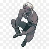 �ſ��ɫսʿ�廭-������