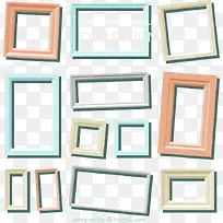 不同颜色的摄影相框矢量免费下载-空若网 不同颜色的摄影相框矢量免费下载-空若网