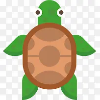 矢量扁平化海龟-空若网 矢量扁平化海龟-空若网
