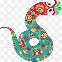 彩色蛇年晚会展架-空若网 彩色蛇年晚会展架-空若网