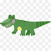 卡通可爱鳄鱼动物贴纸-空若网 卡通可爱鳄鱼动物贴纸-空若网