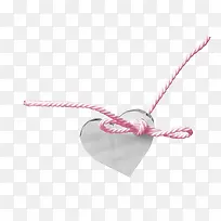 粉色 绳结 爱心装饰-空若网 粉色 绳结 爱心装饰-空若网