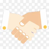 扁平化握手-空若网 扁平化握手-空若网