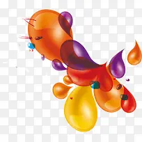 彩色气泡装饰图案-空若网 彩色气泡装饰图案-空若网