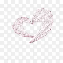线条组成爱心-空若网 线条组成爱心-空若网