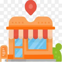 橙色房屋商店-空若网 橙色房屋商店-空若网