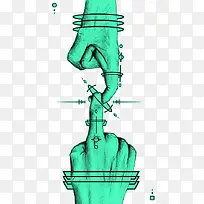 电子感应勾手指-空若网 电子感应勾手指-空若网