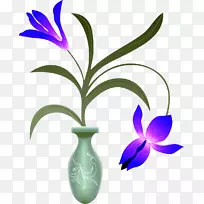 花瓶画花-虹膜-空若网 花瓶画花-虹膜-空若网