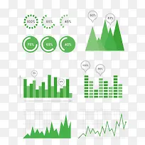 矢量绿色数据图-空若网 矢量绿色数据图-空若网