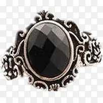 黑宝石戒指-空若网 黑宝石戒指-空若网