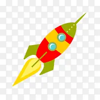 矢量插画火箭-空若网 矢量插画火箭-空若网