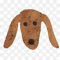 水彩狗狗头像设计-空若网 水彩狗狗头像设计-空若网