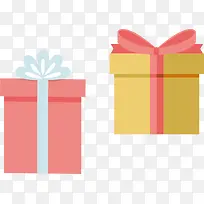 矢量扁平化礼物盒-空若网 矢量扁平化礼物盒-空若网