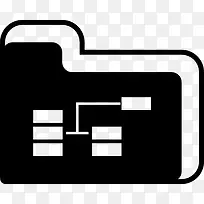 数字数据存储在一个文件夹图标-空若网 数字数据存储在一个文件夹图标-空若网