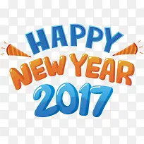 英文新年快乐字体设计-空若网 英文新年快乐字体设计-空若网