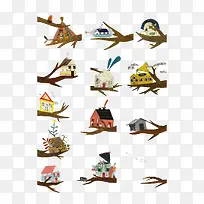 树枝上的树屋-空若网 树枝上的树屋-空若网